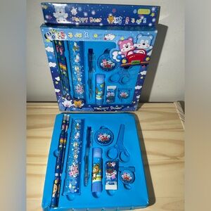 4/$20 Kids Boys School Tools 9 Pcs Set Goodybag Gift